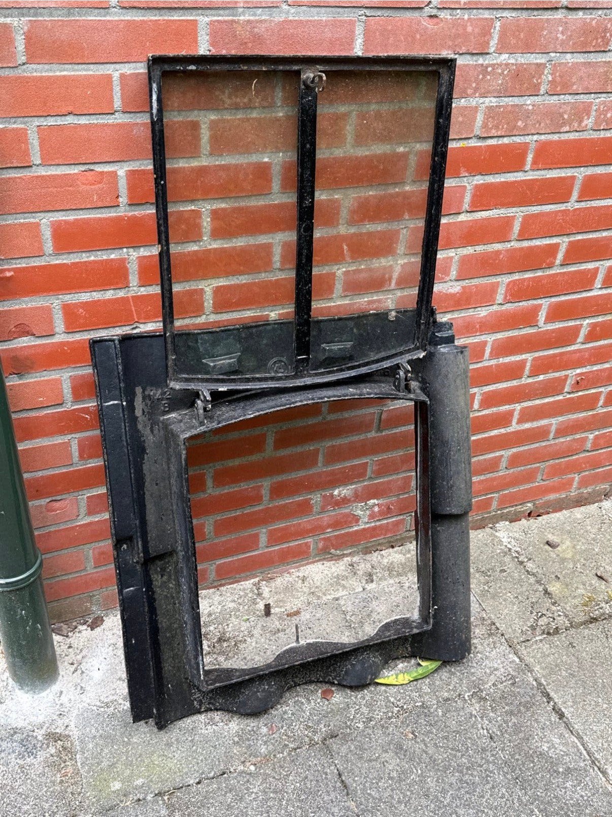 Gietijzeren dakraam, Ophalen, Gebruikt, Minder dan 80 cm, Minder dan 80 cm