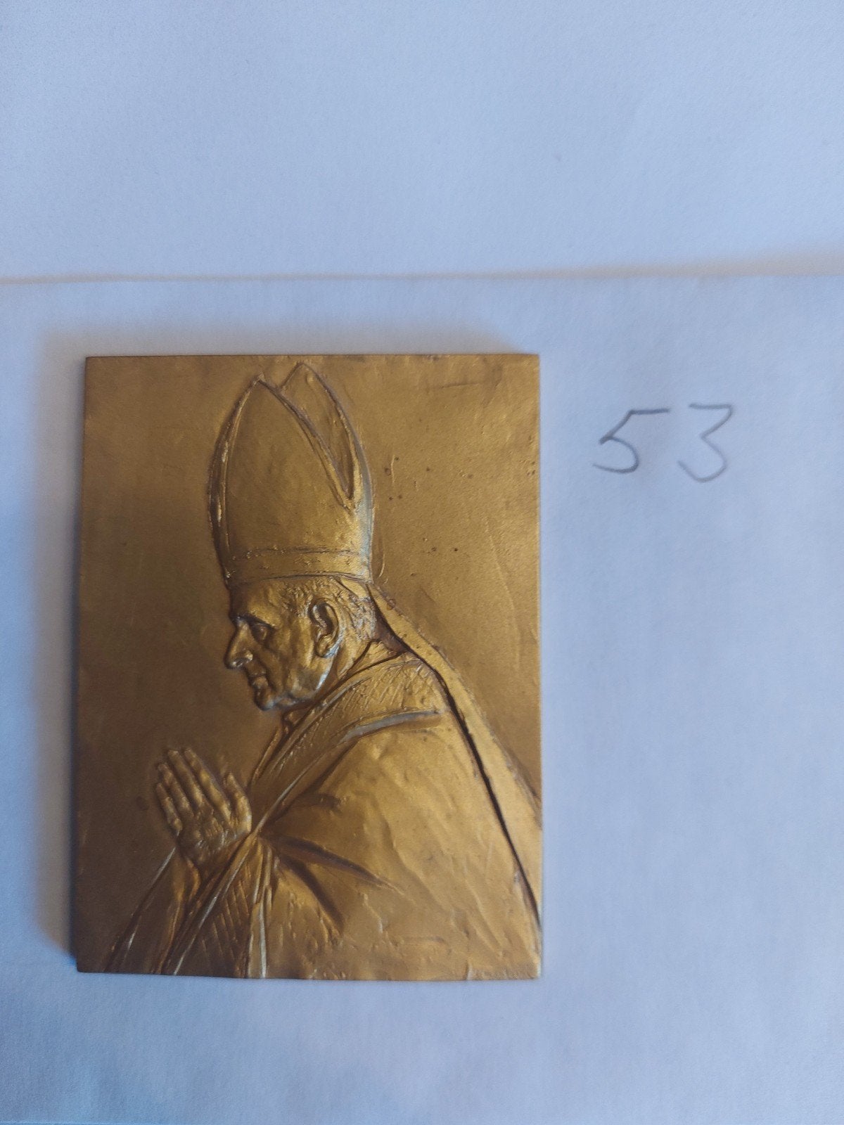 Gedenkplaqette, Ophalen of Verzenden, Overige materialen