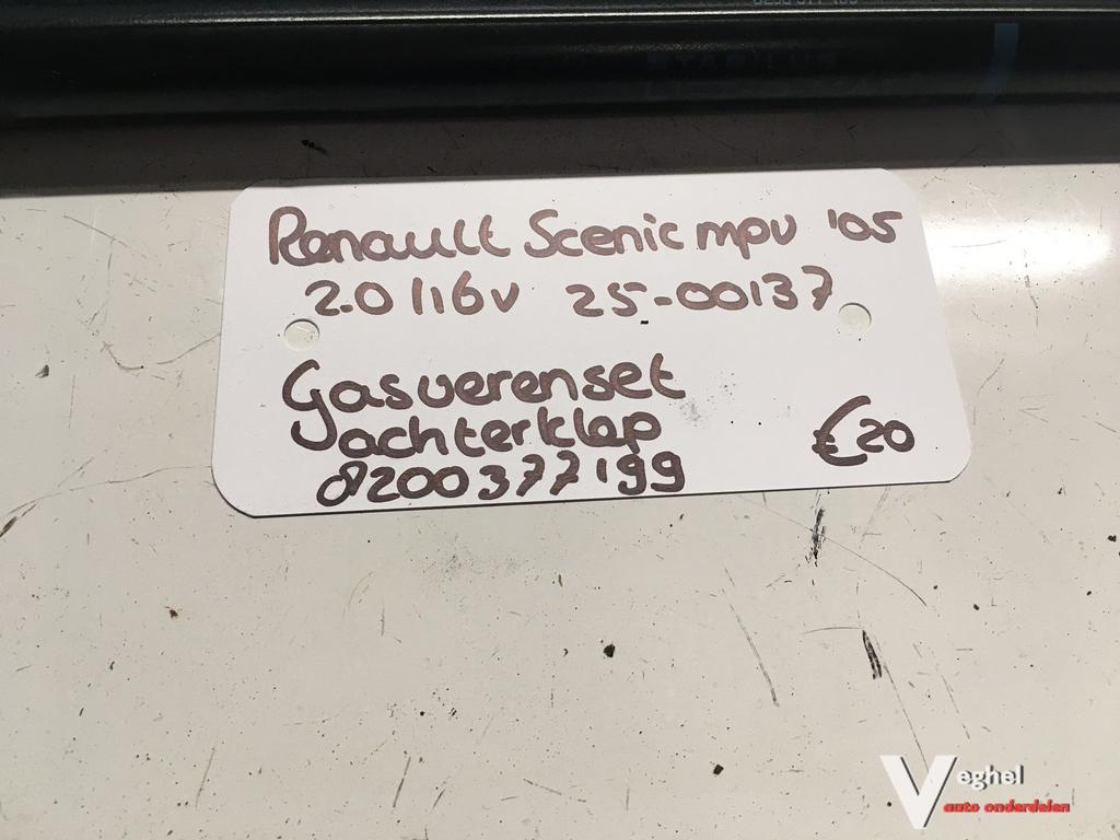 Renault Scenic 2.0 16v 2005 2500137   Gasveren set achter, Auto-onderdelen, Carrosserie en Plaatwerk, Gebruikt, Ophalen of Verzenden