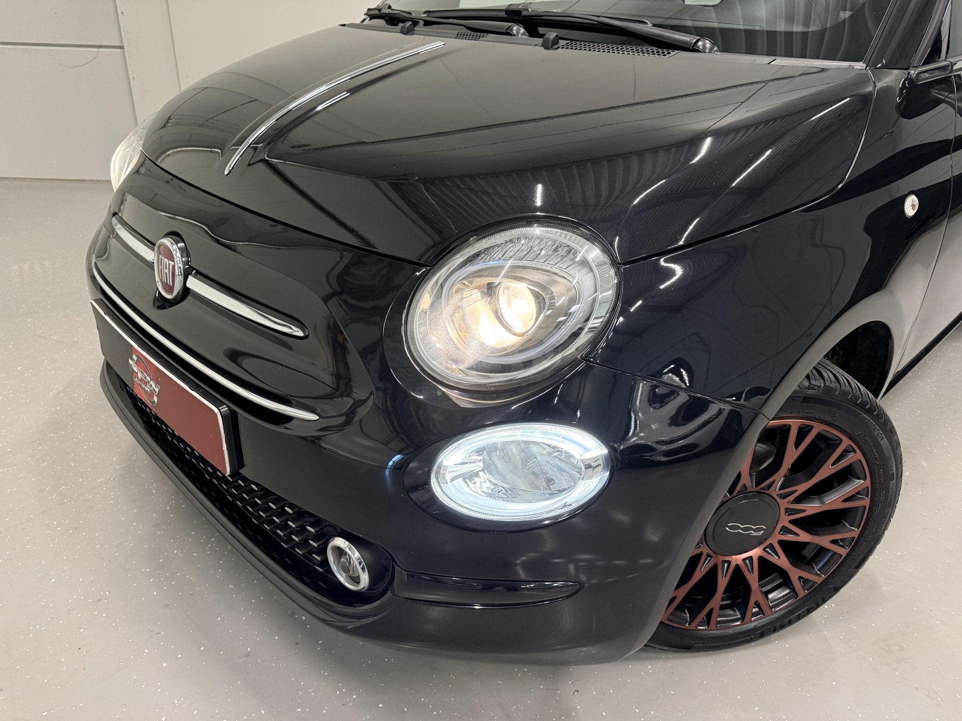 Fiat 500C 1.2 Edition "120th" LED/CARPLAY/VIRTUAL/16"COPPER/, Auto's, Voorwielaandrijving, Dealer onderhouden, Stof, Gebruikt