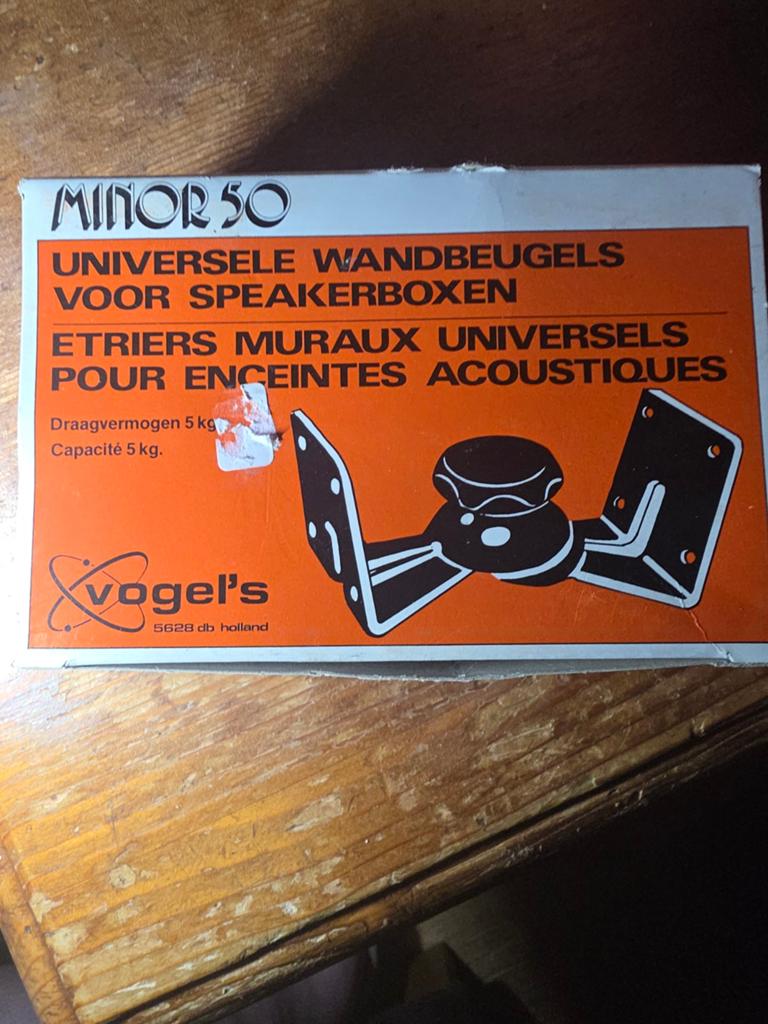 Vogel's Minor 50 Universele Wandbeugels voor Speakerboxen, Ophalen of Verzenden, Minder dan 60 watt, Overige typen, Overige merken