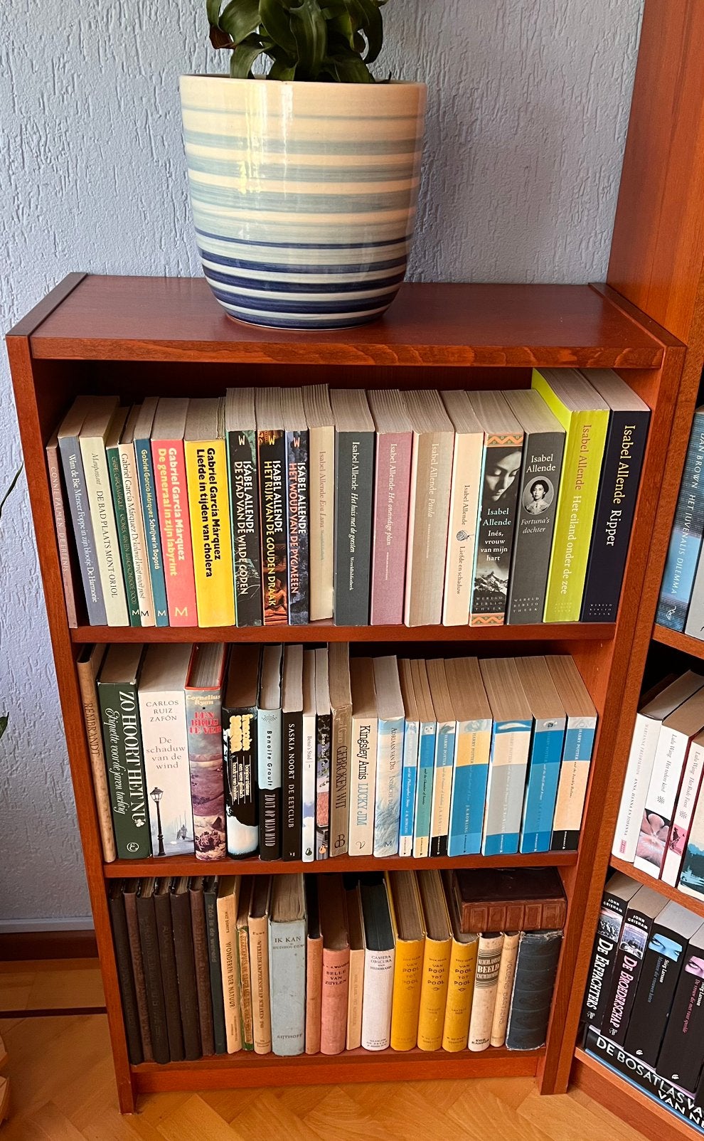 Billy boekenkast klein kersenkleur, Ophalen, Gebruikt, 100 tot 150 cm, Minder dan 100 cm