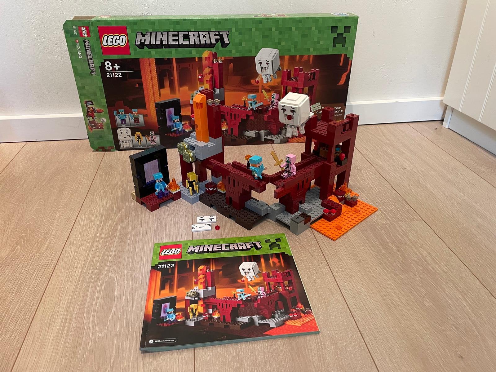 Lego Minecraft 21122 - Het netherfort, Inclusief instructies, Minecraft, Lego, Ophalen of Verzenden