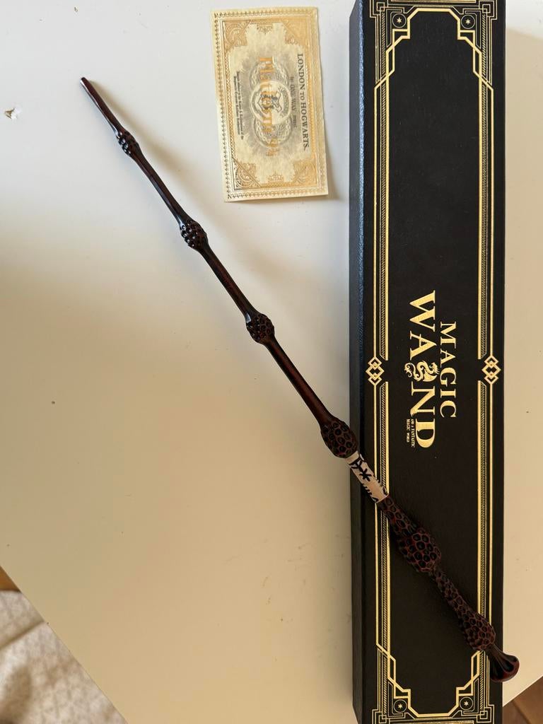 Perkamentus toverstaf - Harry Potter, Verzamelen, Harry Potter, Ophalen of Verzenden, Zo goed als nieuw, Replica