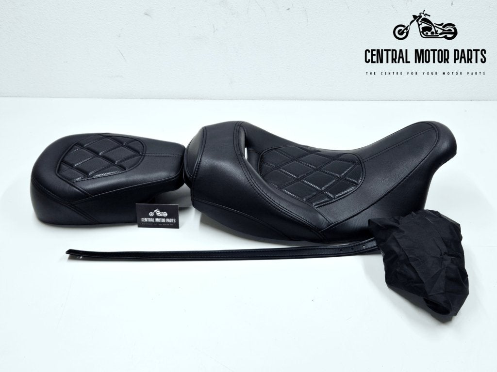 Low Profile Duo Zadel Touring 2009-up Diamond Stitched, Motoren, Onderdelen | Harley-Davidson, Nieuw, Ophalen of Verzenden