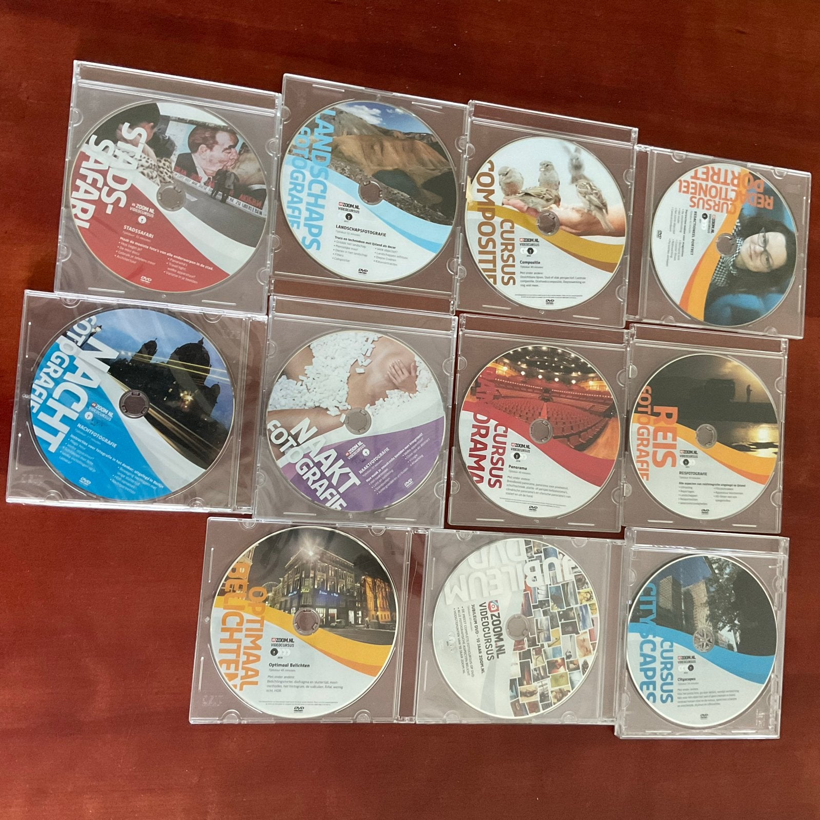 Complete Foto/Video Cursus op DVD - 11 Delen, Alle leeftijden, Ophalen of Verzenden, Zo goed als nieuw, Overige genres