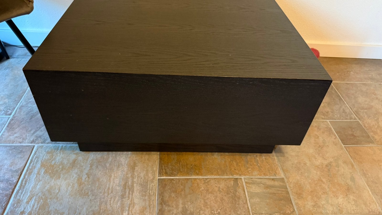 Zwarte salon tafel, Ophalen, Zo goed als nieuw, 50 tot 100 cm, 75 tot 100 cm