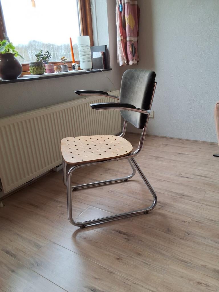 Buisframe sledestoel Ahrend de Cirkel Friso Kramer 1964, Ophalen of Verzenden