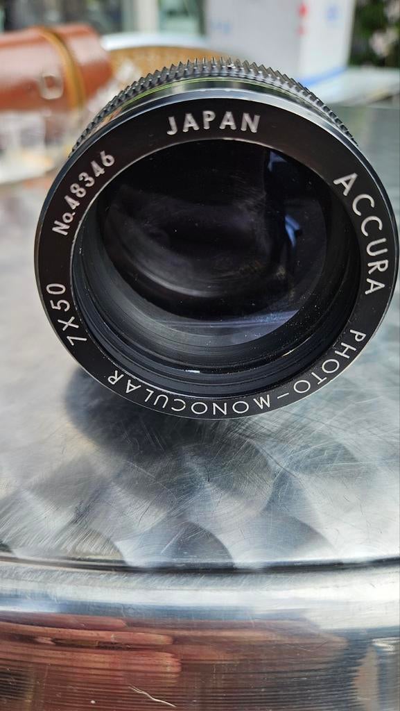 ACCURA 7X50 PHOTO-MONOCULAR VINTAGE GEMAAKT IN JAPAN, Ophalen of Verzenden, Zo goed als nieuw, Telelens
