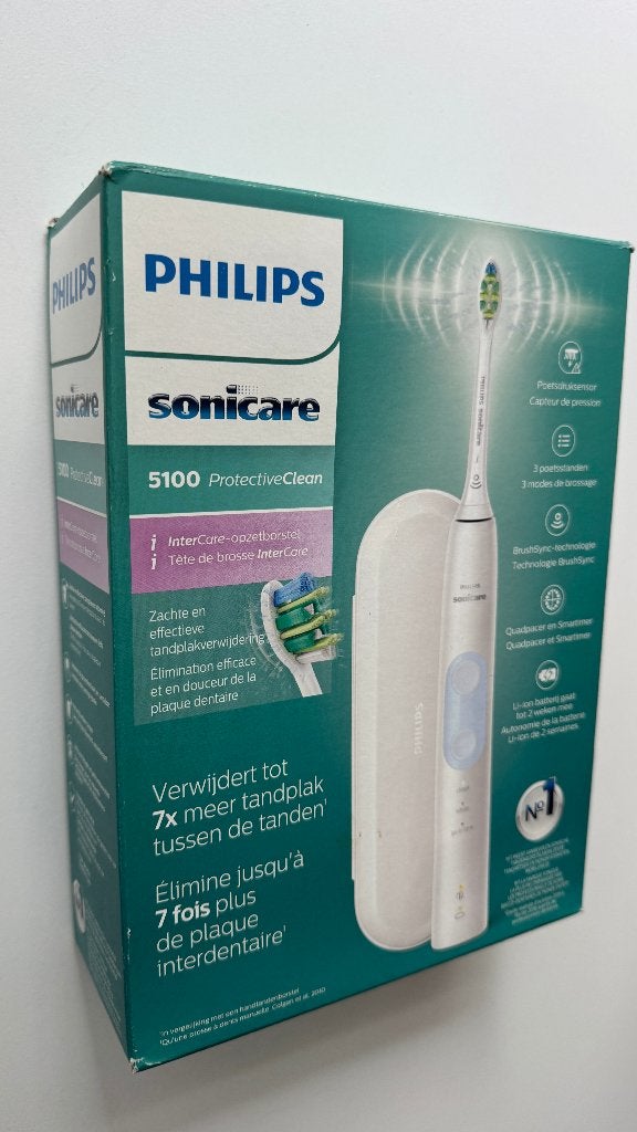 Philips Sonicare 5100 oplaadbare tandenborstel, Sieraden, Tassen en Uiterlijk, Uiterlijk | Mondverzorging, Ophalen of Verzenden