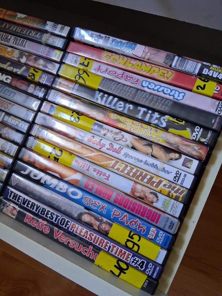 DVD PORNO, SEX div. 100% HETRO, Alle leeftijden, Ophalen of Verzenden, Zo goed als nieuw, Overige gebieden