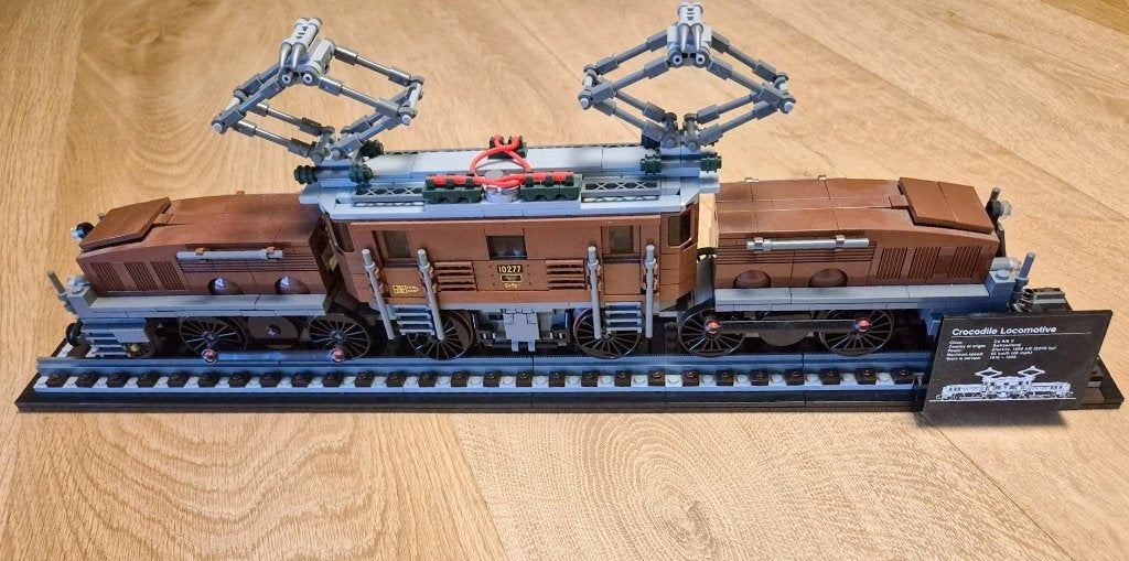 LEGO Creator Expert - Krokodil Locomotief - 10277, Lego, Ophalen of Verzenden, Zo goed als nieuw, Creator