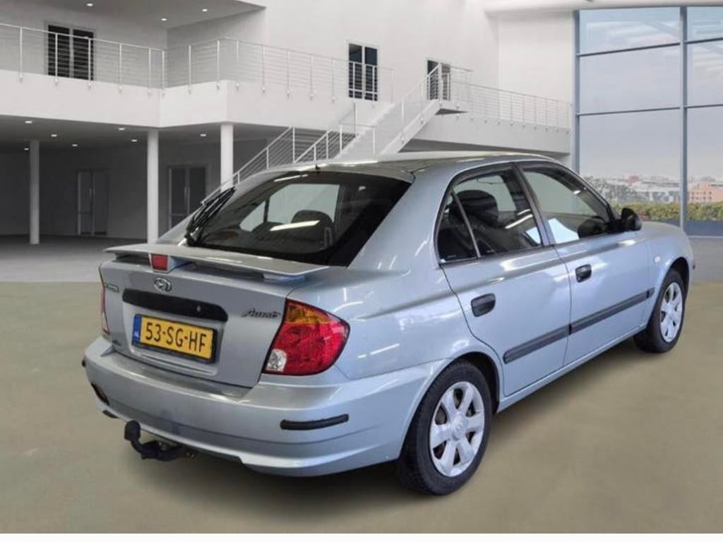 Hyundai Accent 1.3 5DRS 2006 Blauw, Auto's, Voorwielaandrijving, Accent, 40 €/maand, Blauw