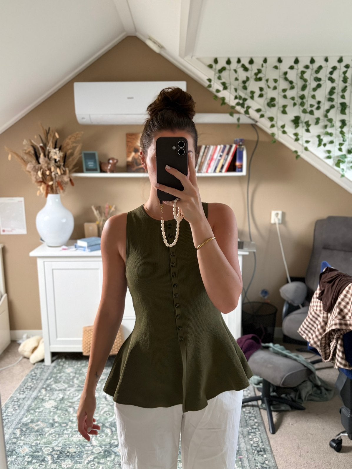 Top, Kleding | Dames, Ophalen of Verzenden, Zo goed als nieuw, Groen, Maat 36 (S)