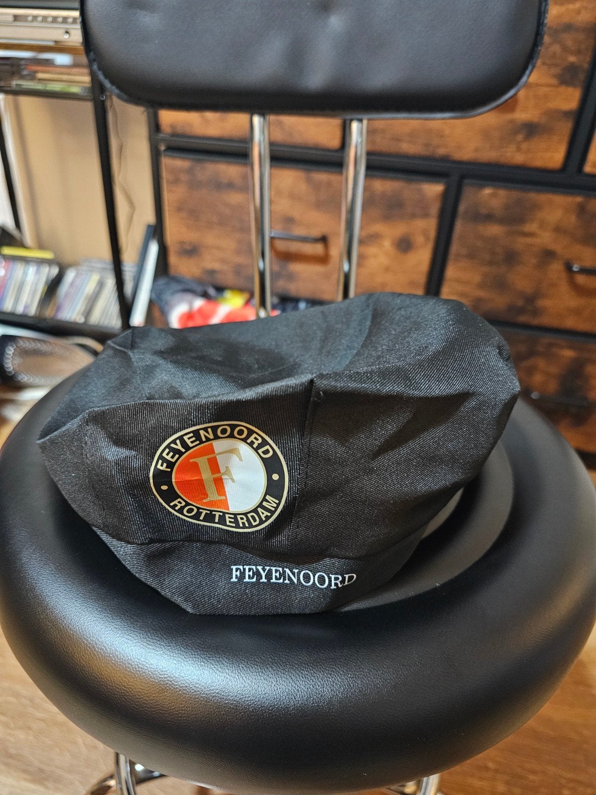 Feyenoord Baret - Zwart met clublogo, Kleding | Heren, Hoeden en Petten, Feyenoord, One size fits all, Ophalen of Verzenden, Pet