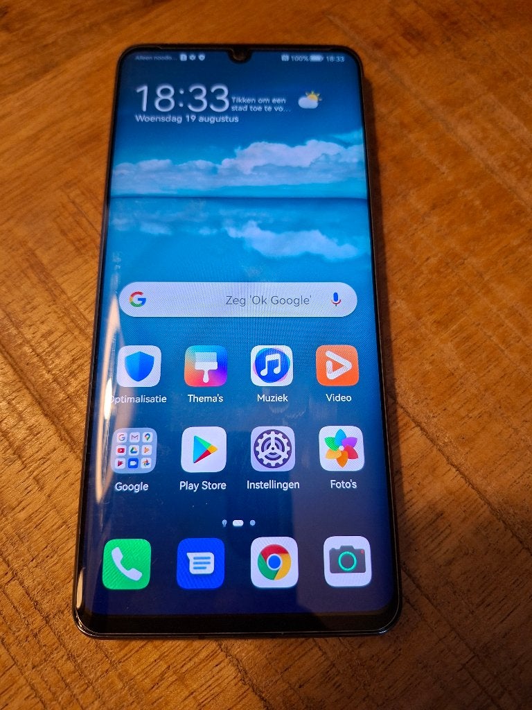 ZGAN!! Huawei P30 PRO 128GB incl. screenprotector en hoesje!, Zwart, Touchscreen, Ophalen of Verzenden, Zo goed als nieuw