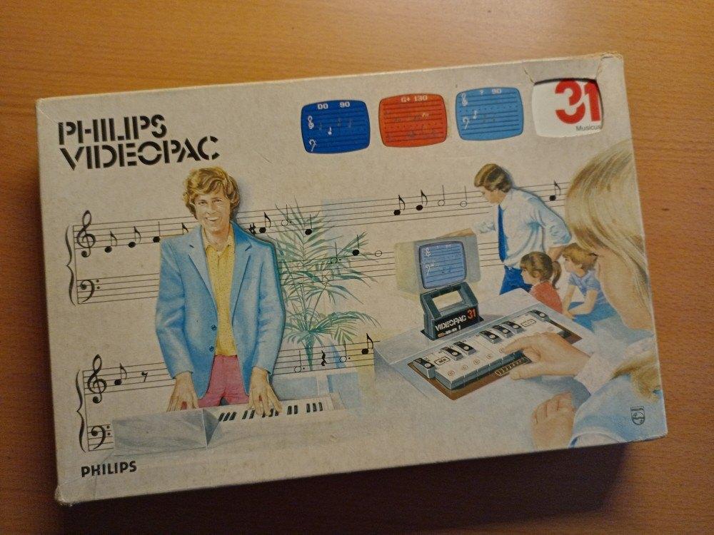 Philips Videopac 31 - Musicmaker - compleet, Computers en Software, Vintage Computers, Verzenden
