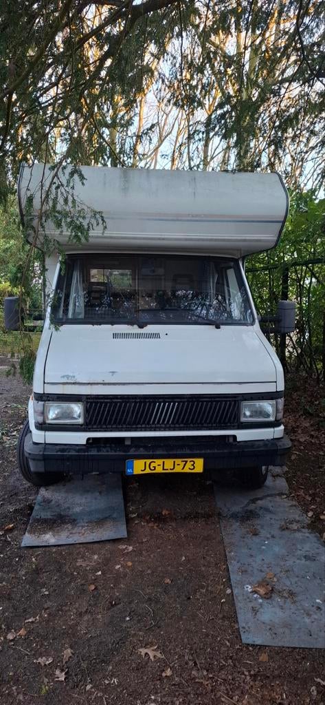 Fiat Burstner camper uit 1994, Caravans en Kamperen, Campers, Brandblusser, Fiat, Dakluik, 7 tot 12 maanden geleden
