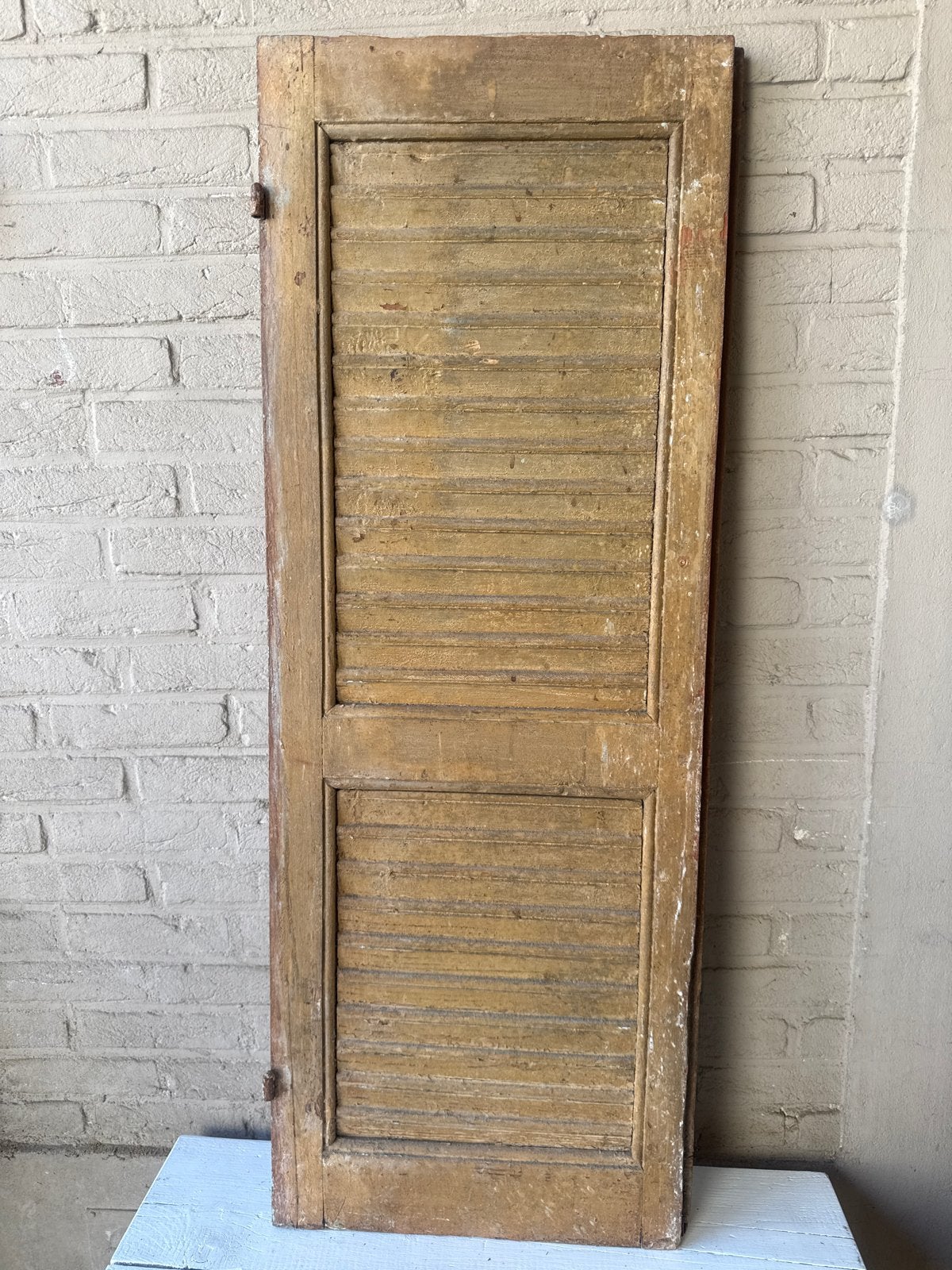 Brocante Luik 122x46 cm, 4cm dik, Ophalen