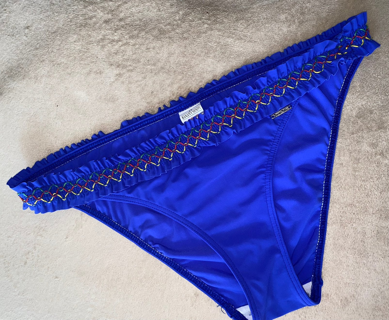 Nieuwe Banana Moon Bikini Broekje Blauw in maat 42, Kleding | Dames, Badmode en Zwemkleding, Nieuw, Bikini, Blauw, Ophalen of Verzenden