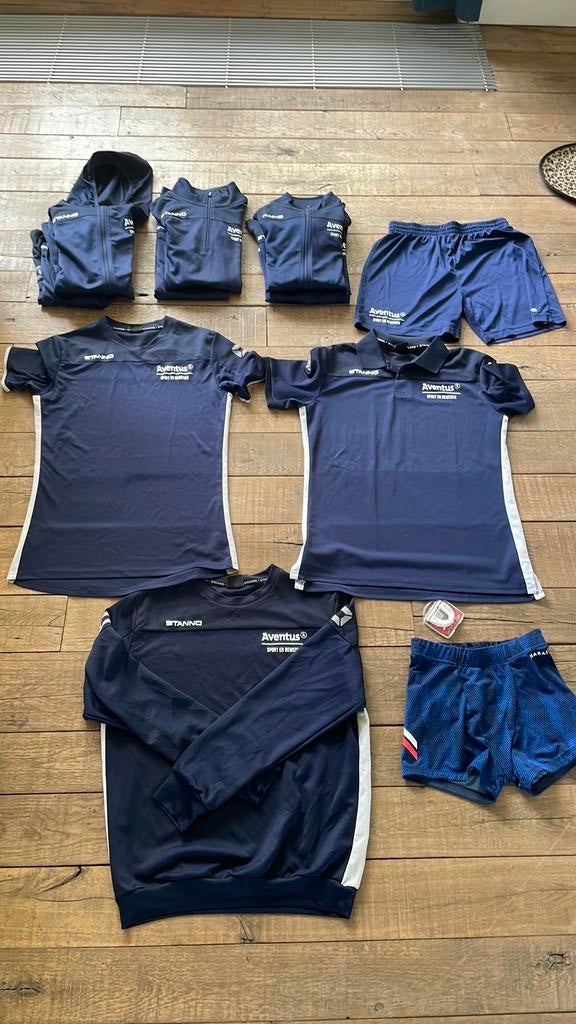 Aventus Sport en Bewegen Stanno kleding set maat L, Ophalen of Verzenden, Zo goed als nieuw, Blauw