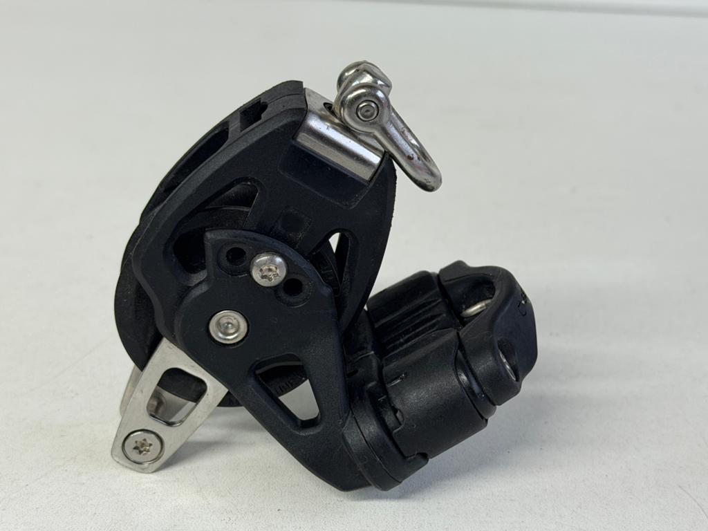 Selden 1 schijfs blok 50 mm met klem en hondsvot 50 mm 12 mm, Ophalen of Verzenden, Gebruikt, Overige typen