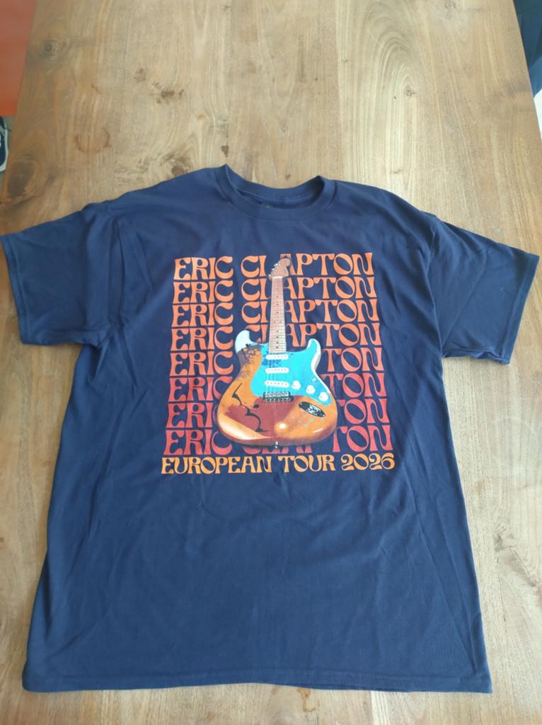 Nieuw T-shirt Eric Clapton tour 2026. Maat L, ongedragen., Ophalen of Verzenden, Nieuw