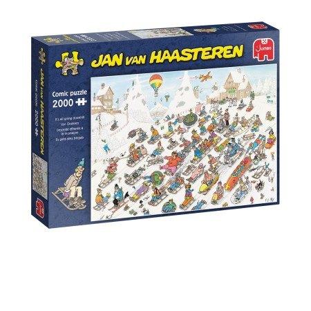 Jan van Haasteren: Van Onderen! 2000 stukjes, Ophalen of Verzenden, 500 t/m 1500 stukjes, Nieuw, Legpuzzel