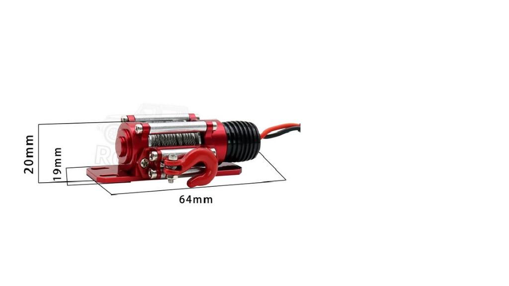 1 : 10 RC lier met omkeerschakelaar Lesu Tamiya Wedico winch, Elektro, Nieuw, Ophalen of Verzenden, Schaal 1:10