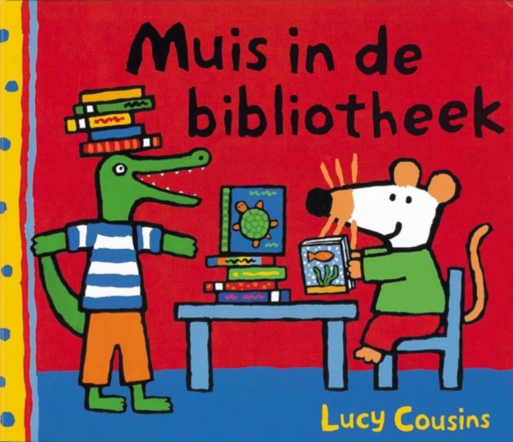 Lucy Cousins- Muis in de Bibliotheek- HC, Verzenden, Gelezen, Fictie algemeen