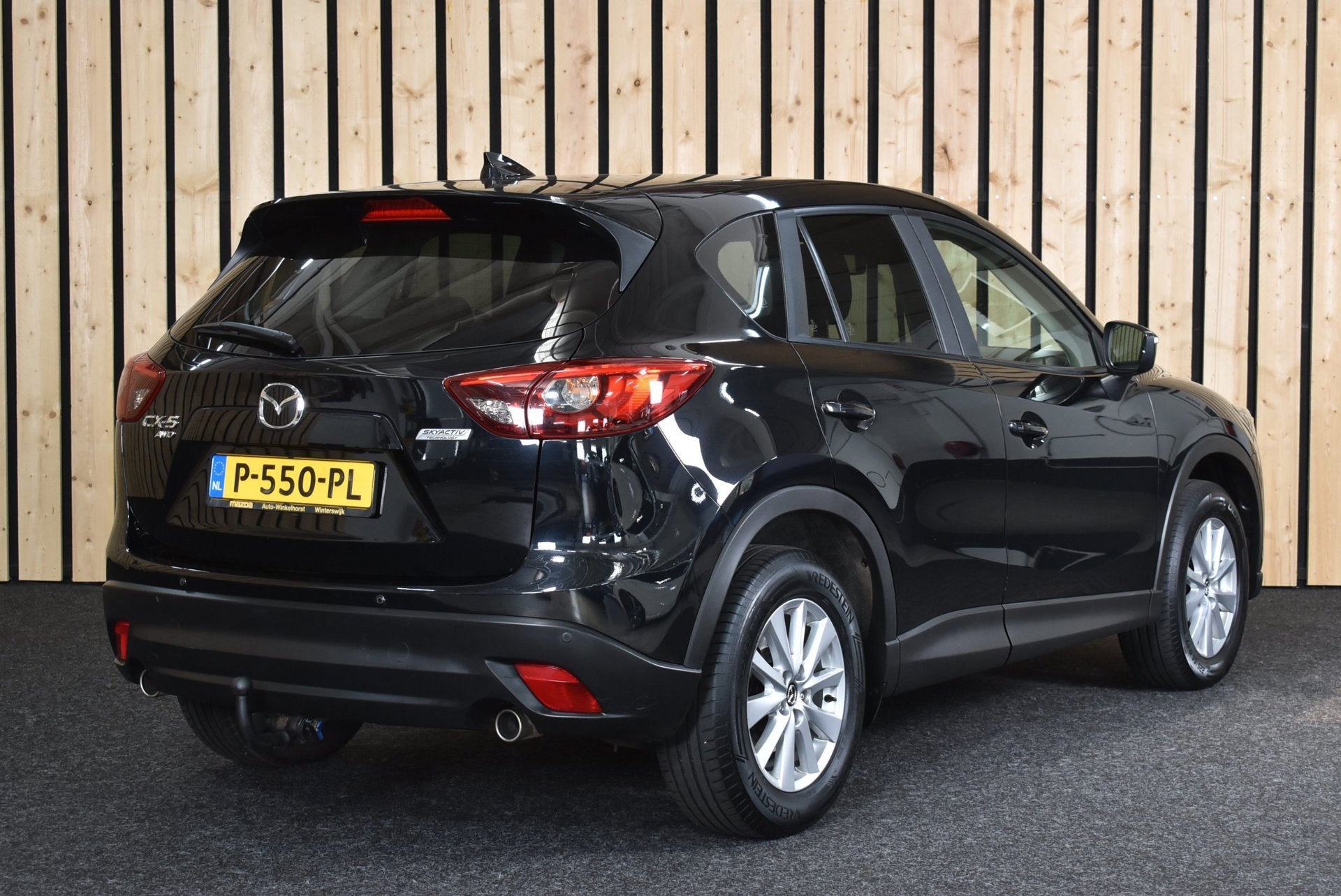 Mazda CX-5 2.0 4WD Trekhaak Clima Cruise Navi PDC V+A Stoelv, Auto's, Mazda, Euro 6, Zwart, Bedrijf, Handgeschakeld