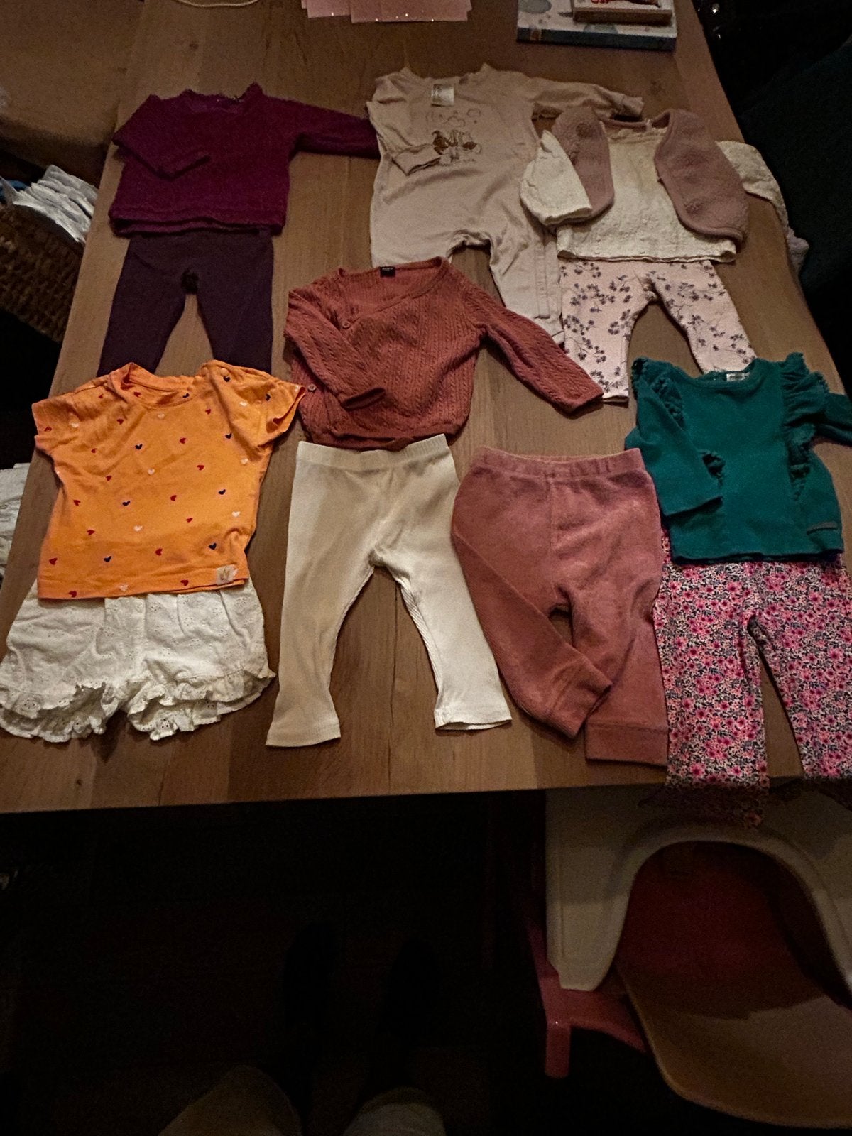 Meisjes kledingpakket maat 62/68 + Hema slaapzak, Kinderen en Baby's, Ophalen of Verzenden, Zo goed als nieuw, Meisje