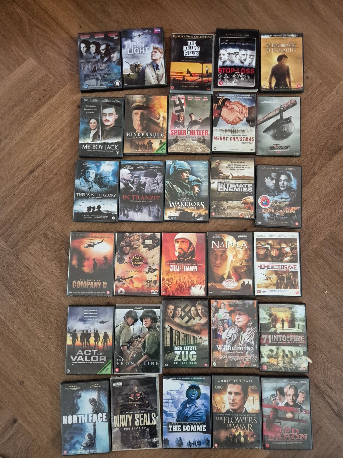 30 minder bekende oorlogsfilms op dvd, Gebruikt, Vanaf 16 jaar, Nederlands, Ophalen of Verzenden