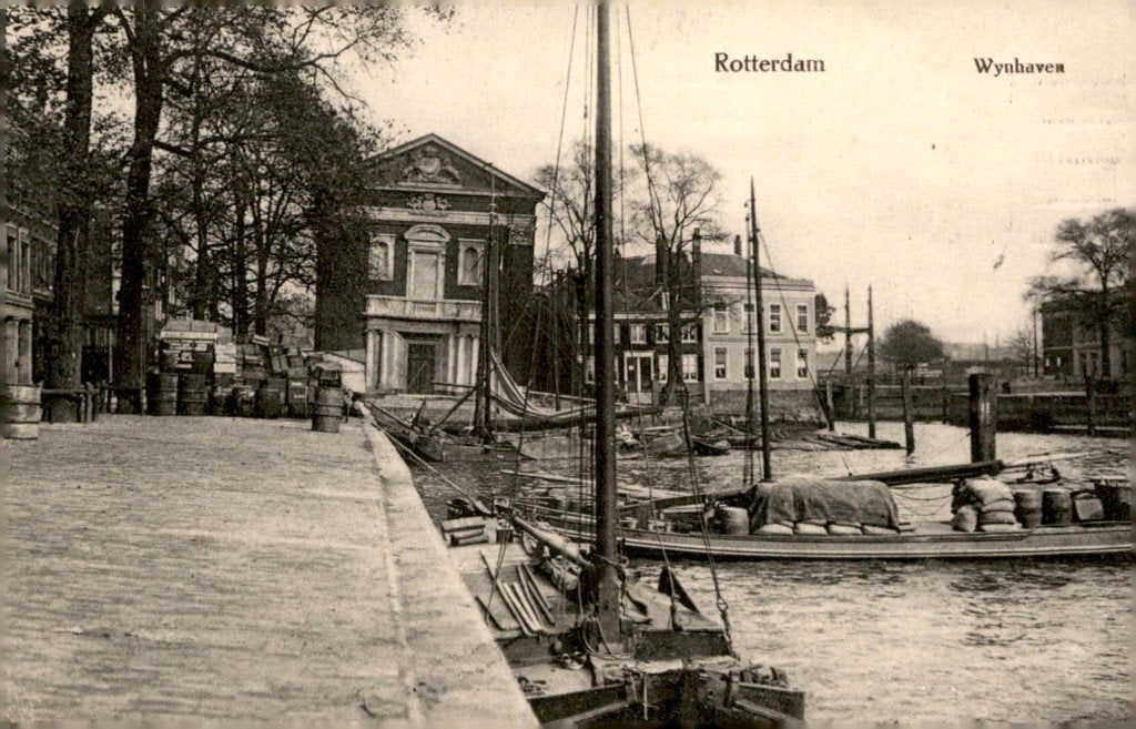 Rotterdam Wijnhaven # 510, Verzenden, Voor 1920, Gelopen, Zuid-Holland