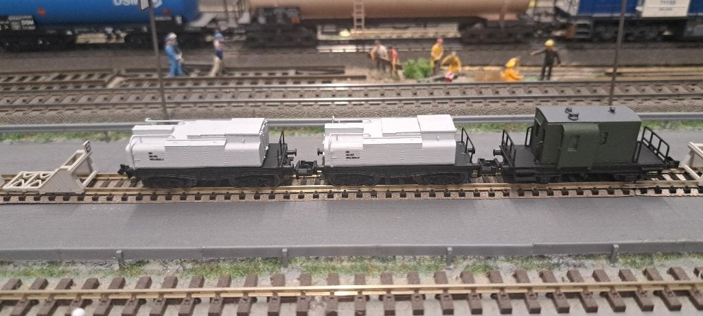 NS Waterwagon (tbv slijptrein) en DG wagon 3D print schaal N, Overige merken, Gelijkstroom, Ophalen of Verzenden, NS