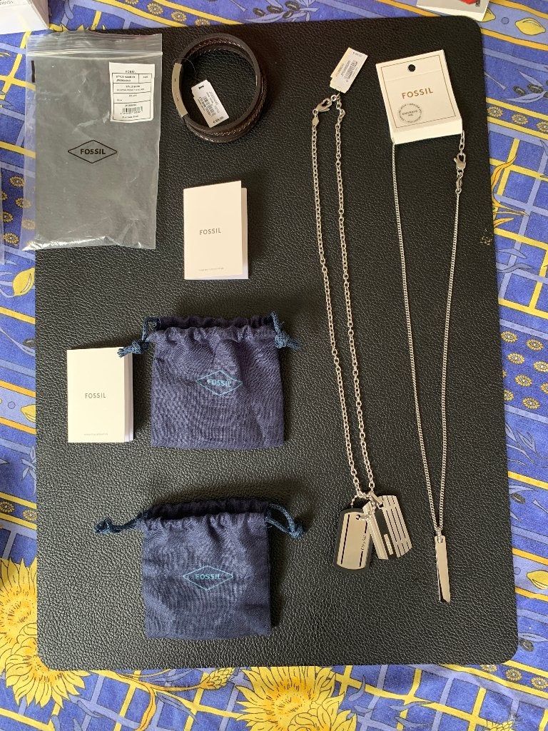 Fossil Sieraden Nieuw Webshop Opheffing Kettingen & Armband, Nieuw, Ophalen of Verzenden, Zilver, Overige materialen