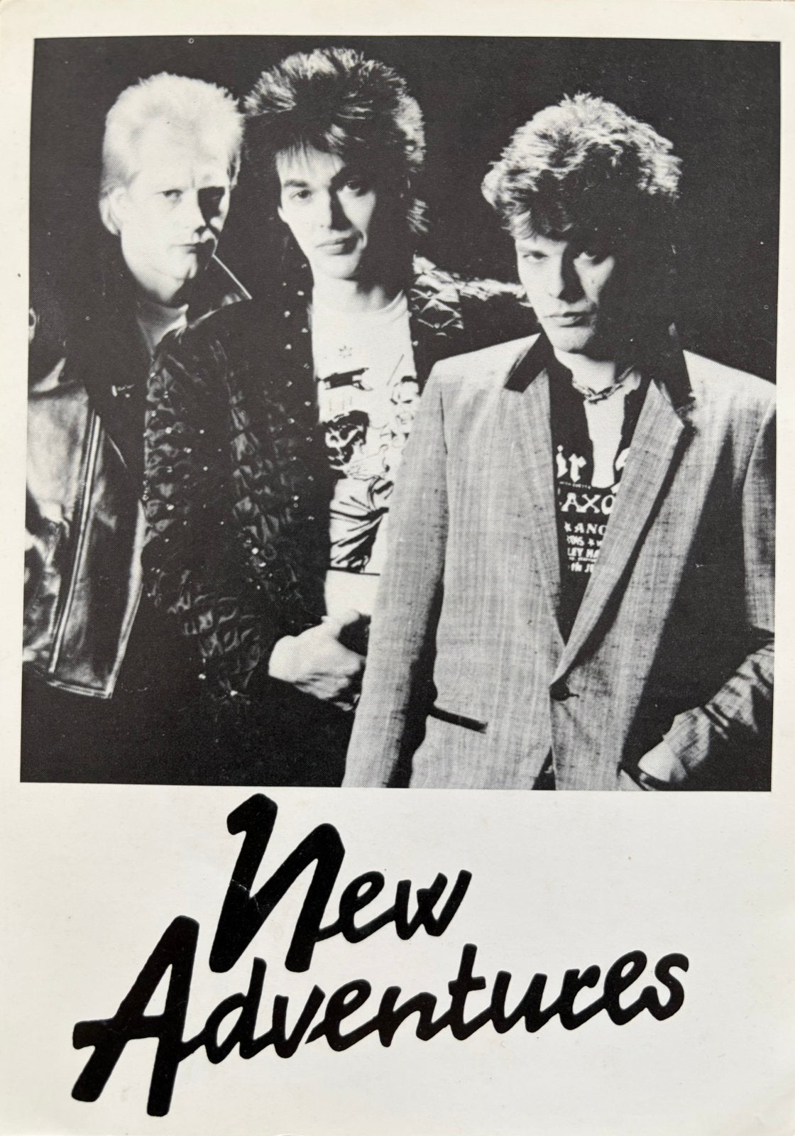 Promotiekaart New Adventures GESIGNEERD!, Verzamelen, Ophalen of Verzenden, Zo goed als nieuw, Foto of Kaart, Gesigneerd
