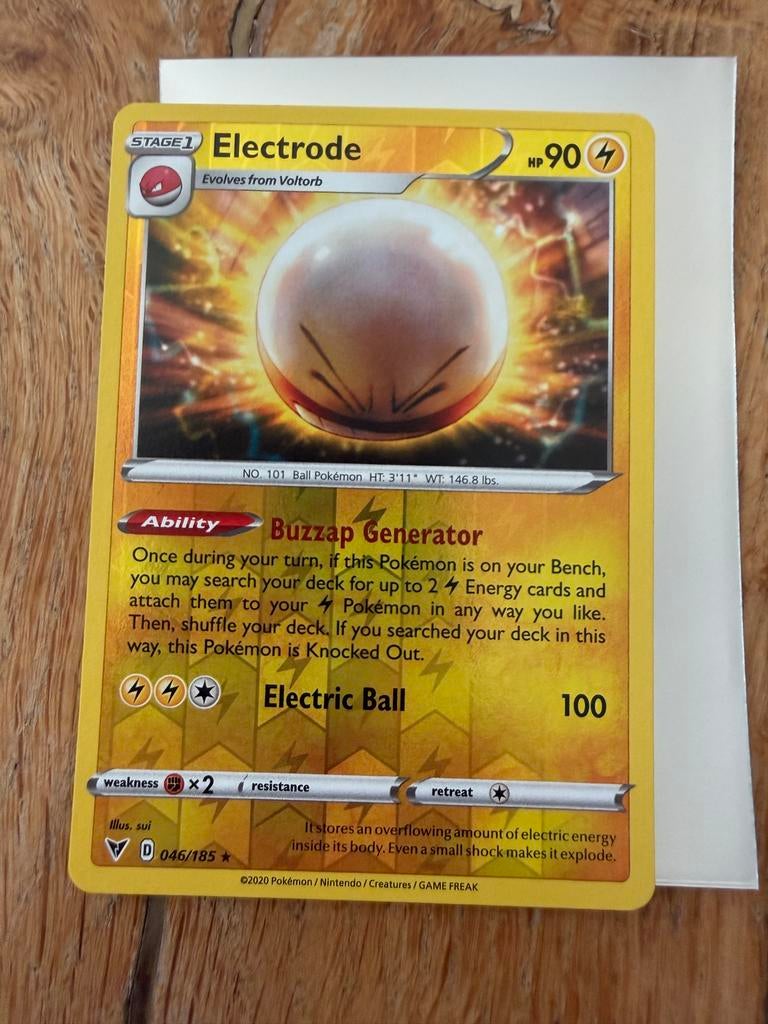Electrode 046/185, Ophalen of Verzenden, Nieuw, Losse kaart