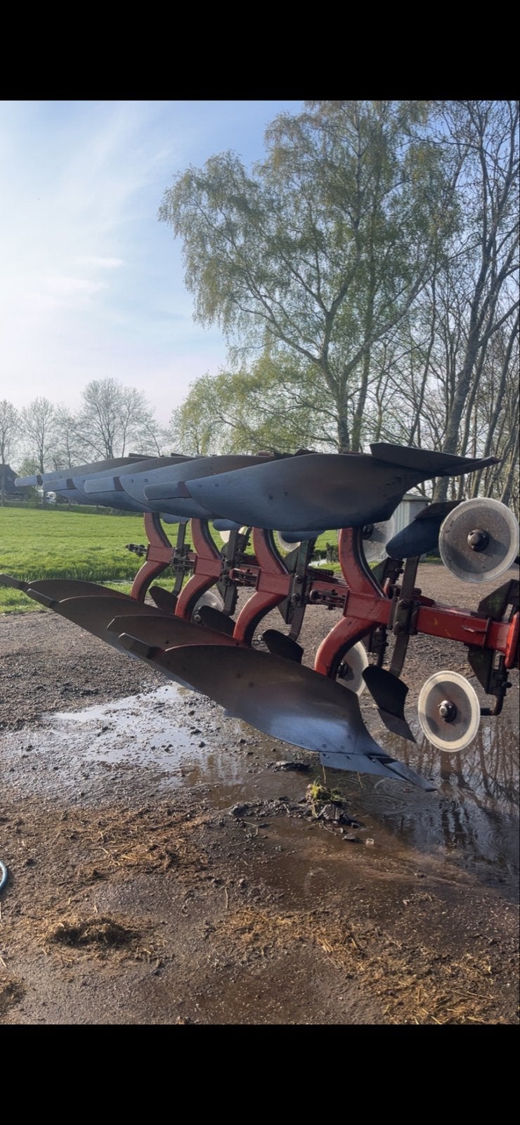 Te koop 4-schaar kverneland wentel ploeg, Zakelijke goederen, Ophalen, Akkerbouw, Grondbewerking
