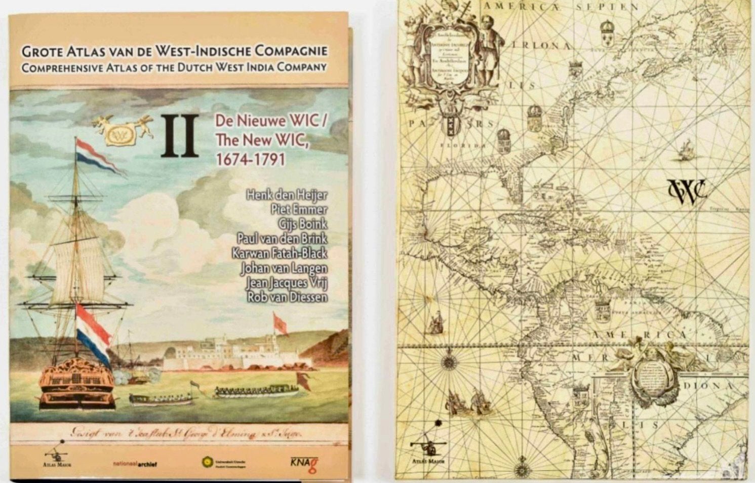 Grote Atlas van de West-Indische Compagnie deel II, Ophalen, Zo goed als nieuw, 1800 tot 2000, Landkaart