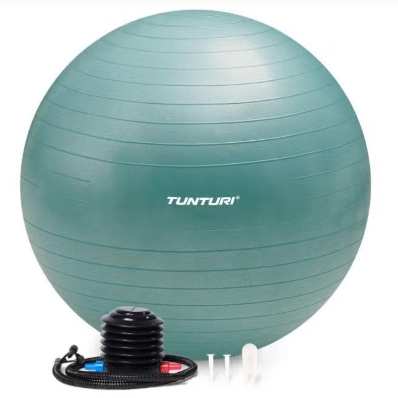 Tunturi Fitness ball with Pump 55 cm Yoga Pilates Pregnancy, Ophalen, Zo goed als nieuw, Yoga-accessoire