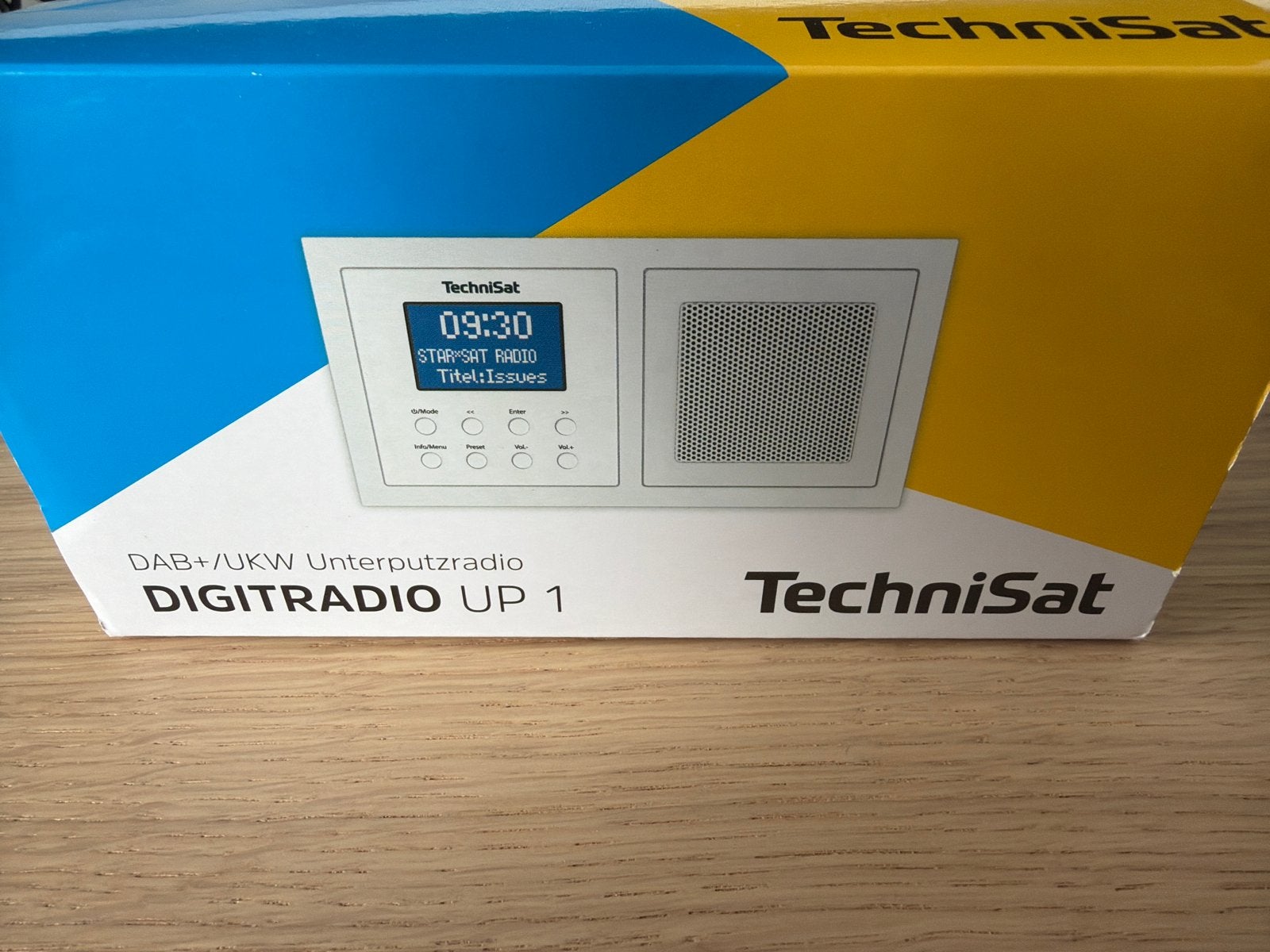 TechniSat DIGITRADIO UP 1 DAB+ inbouwradio, Ophalen of Verzenden, Nieuw, Radio