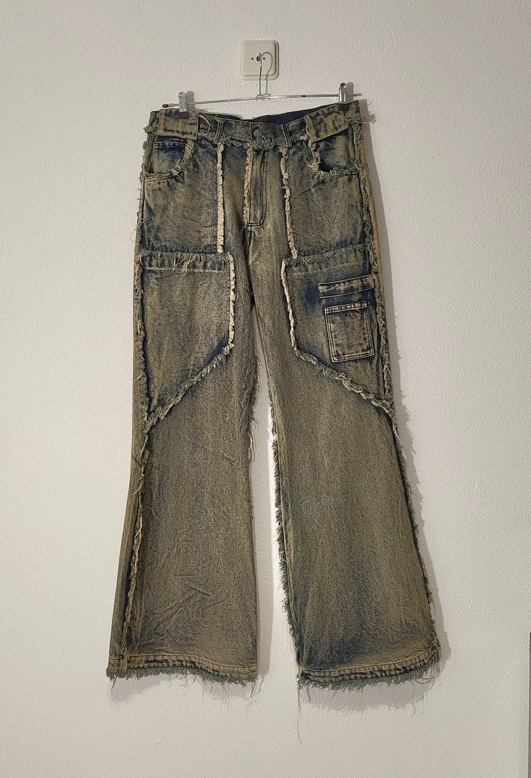 No Faith Studios Flared Denim 002 (Green/Blue) XL

XL, W36 - W38 (confectie 52/54), Blauw, Ophalen of Verzenden, No Faith Studios