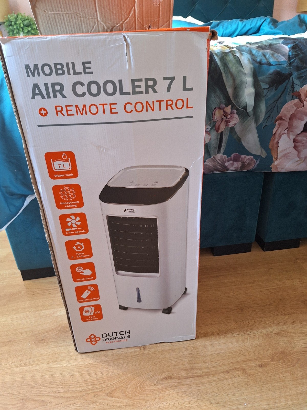 Mobiele Air Cooler 7L, Witgoed en Apparatuur, Airco's, Ophalen, Minder dan 60 m³, 3 snelheden of meer, Zo goed als nieuw