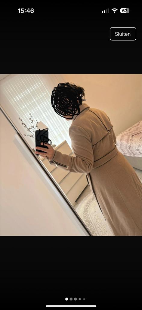 Prachtige mantel, Kleding | Dames, Ophalen of Verzenden, Zo goed als nieuw, Maat 38/40 (M)