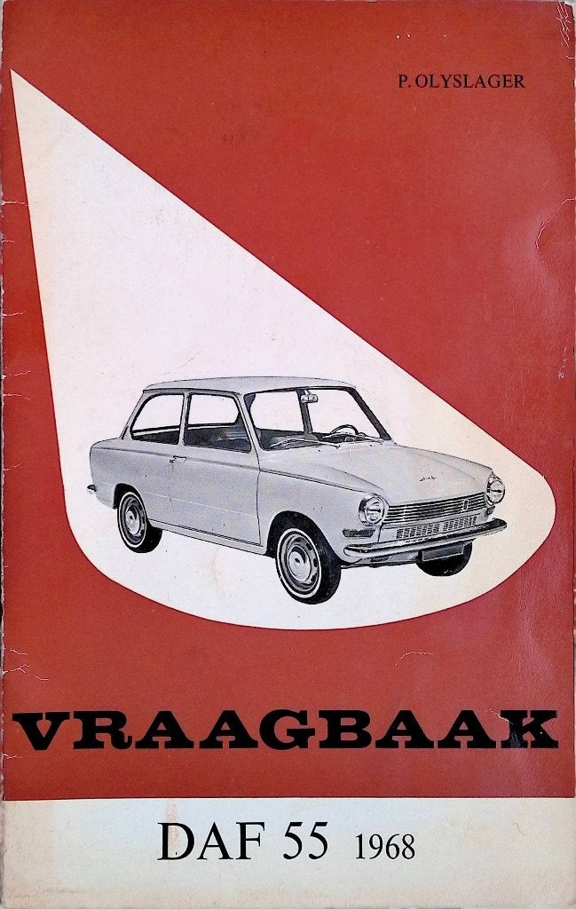 Vraagbaak DAF 55 (1968) - P. Olyslager., Ophalen of Verzenden