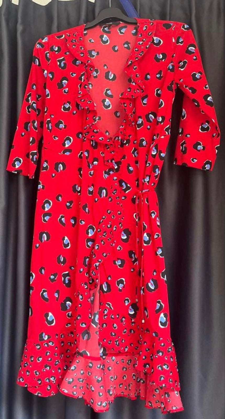 Zomerjurkje Vero moda   maat 40/42, Kleding | Dames, Ophalen of Verzenden, Zo goed als nieuw, Rood, Onder de knie