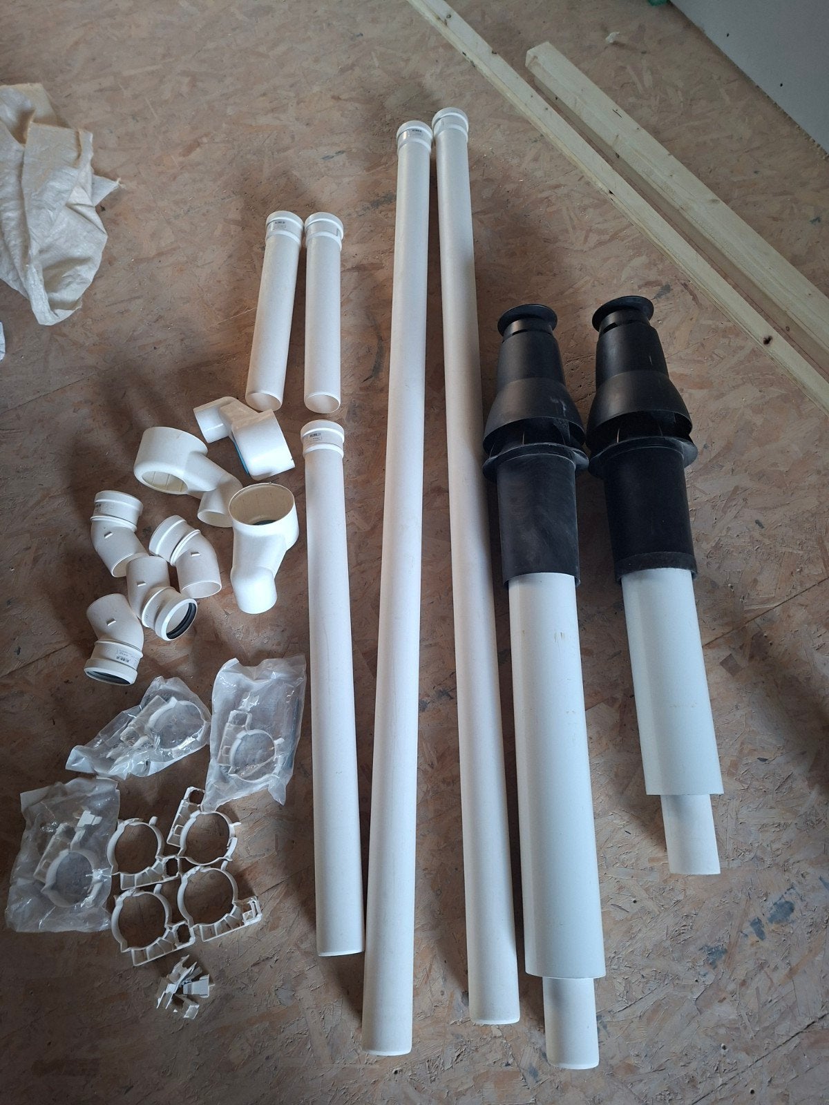 Complete rookgasafvoer set voor 2 CV-ketels - Nieuw, Ophalen, Nieuw