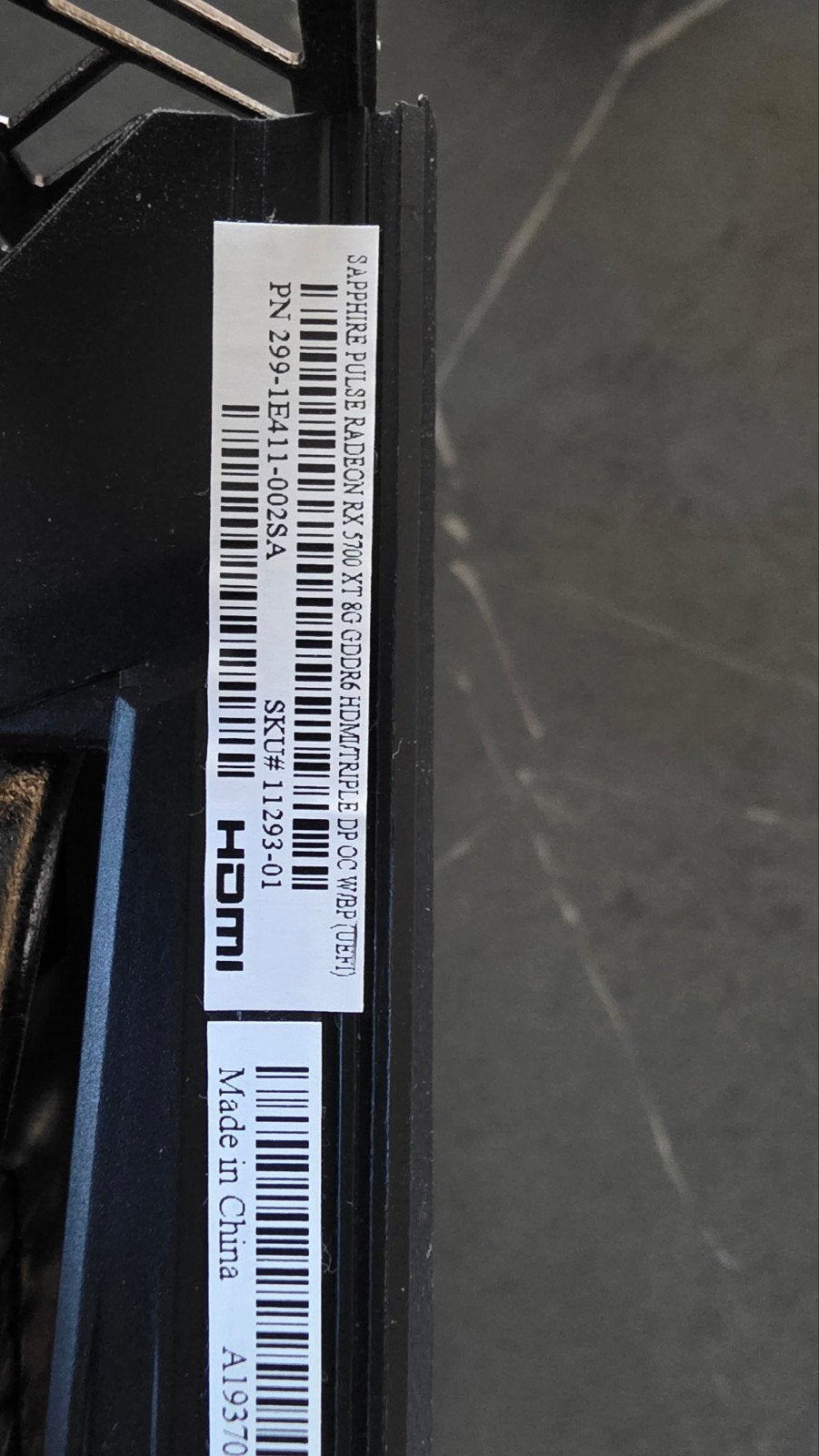 Sapphire Pulse Radeon RX 5700 XT 8G GDDR6 Videokaart, Computers en Software, Videokaarten, Ophalen of Verzenden