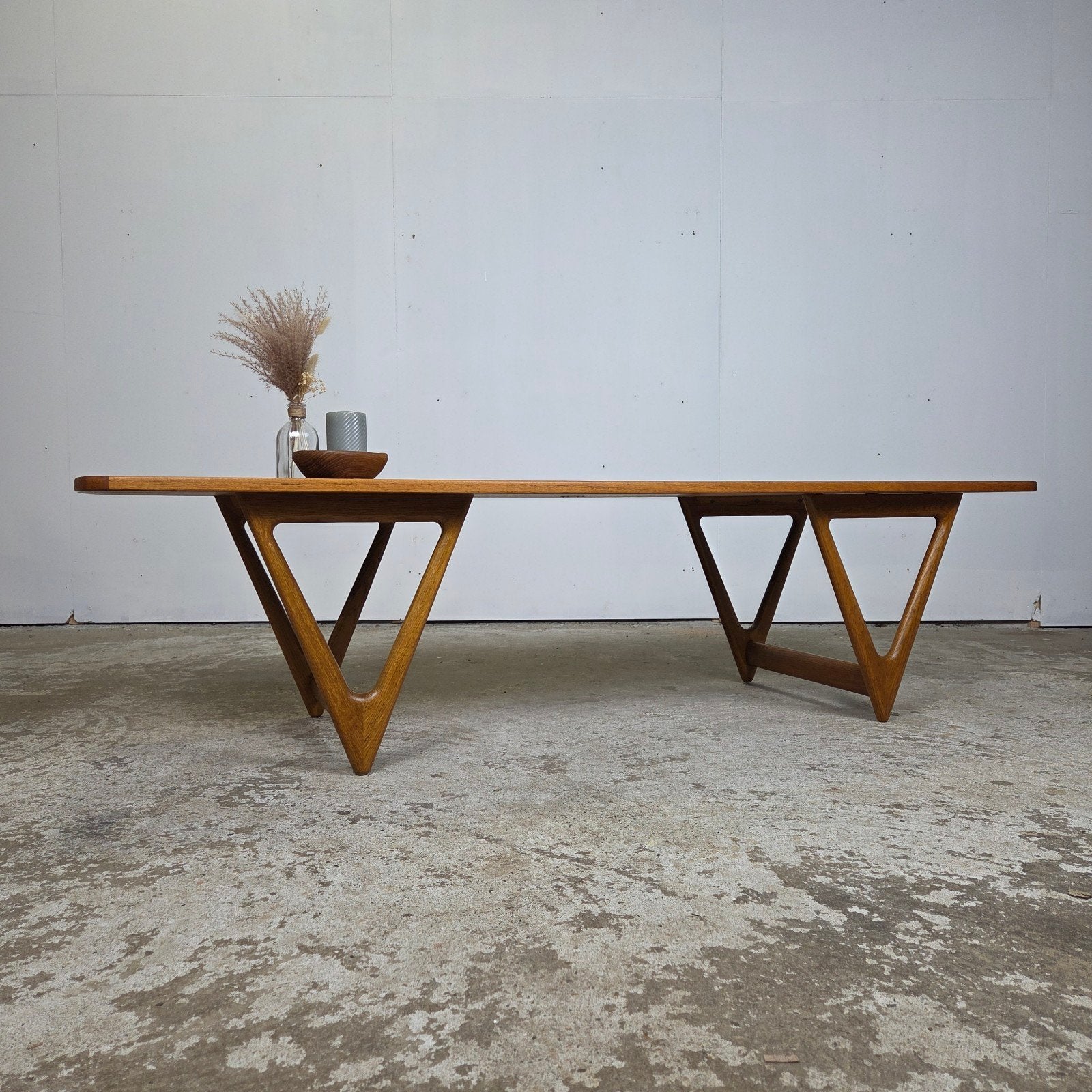 Kurt Østervig, Jason Danmark Surfboard Coffee Table Deens, Ophalen, Scandinavisch, Wegner, van Teeffelen, Eikenhout, 50 tot 100 cm